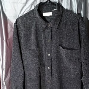 ELISABETH  Ladies Black Button Up Blouse